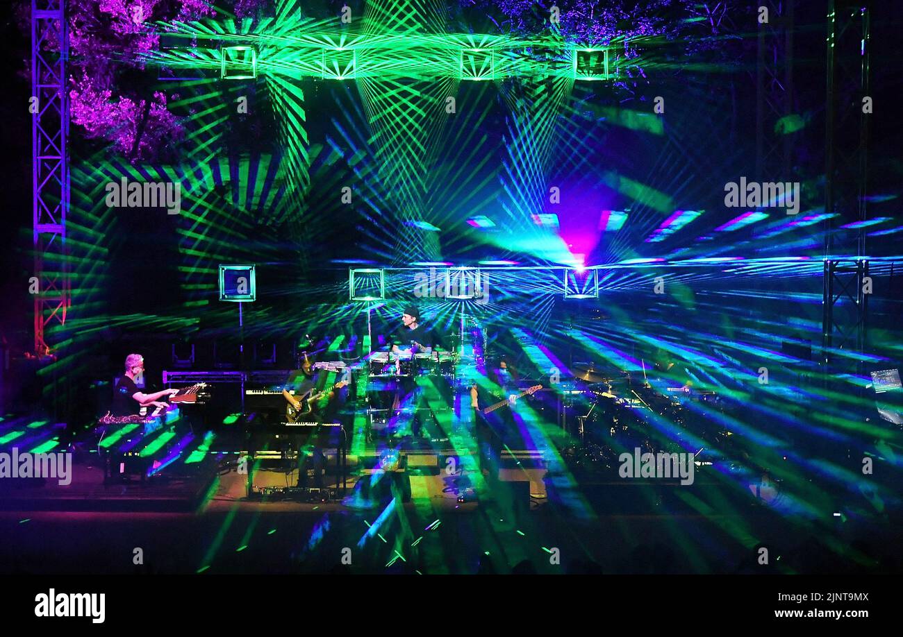 STS9, Sound Tribe Sector Nine performs at the Quarry Amphitheater on