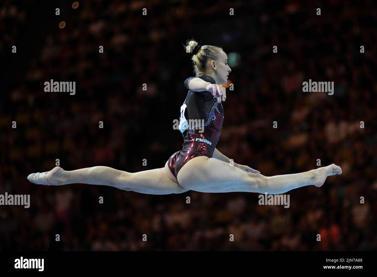 Alice D'Amato (Italy, Gold Medal). European Championships Munich 2022: Artistic Gymnastics, Women's Team Finals Stock Photo