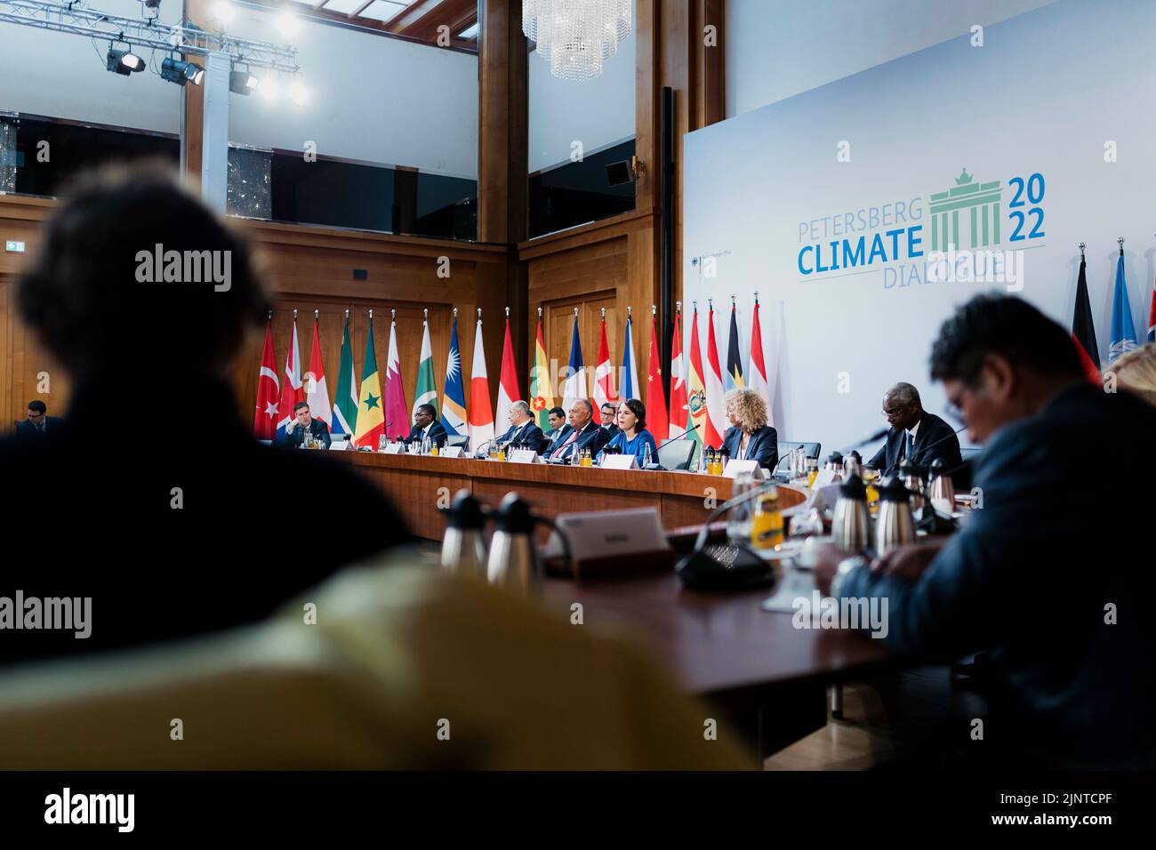 Petersberg climate dialogue at the Federal Foreign Office in Berlin ...