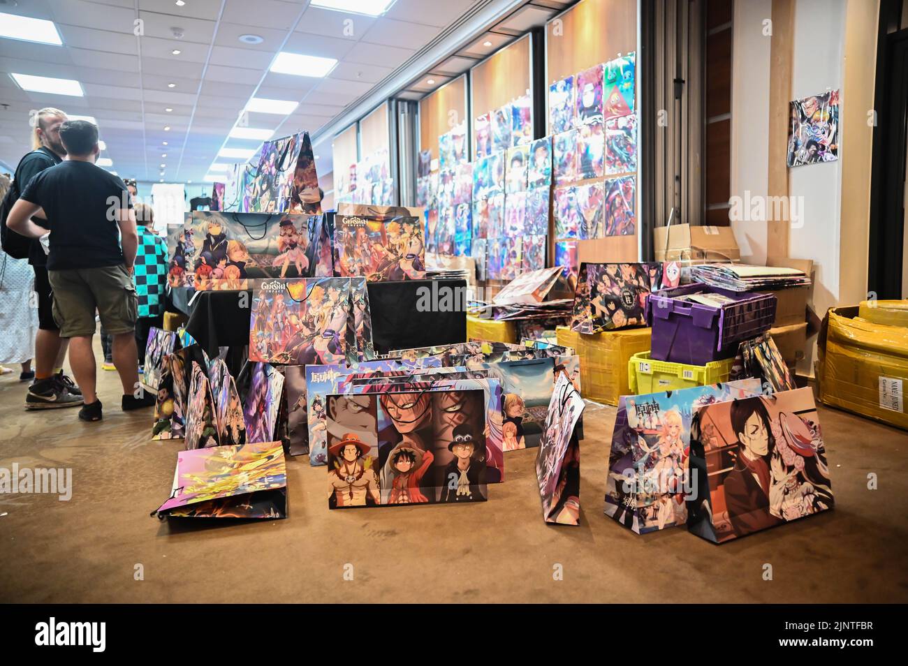 Hundreds of stands and live performances, participants dressed as Anime attended the Anime & Gaming Con 2022, Novotel London West, London, UK. - 13 August 2022. Stock Photo