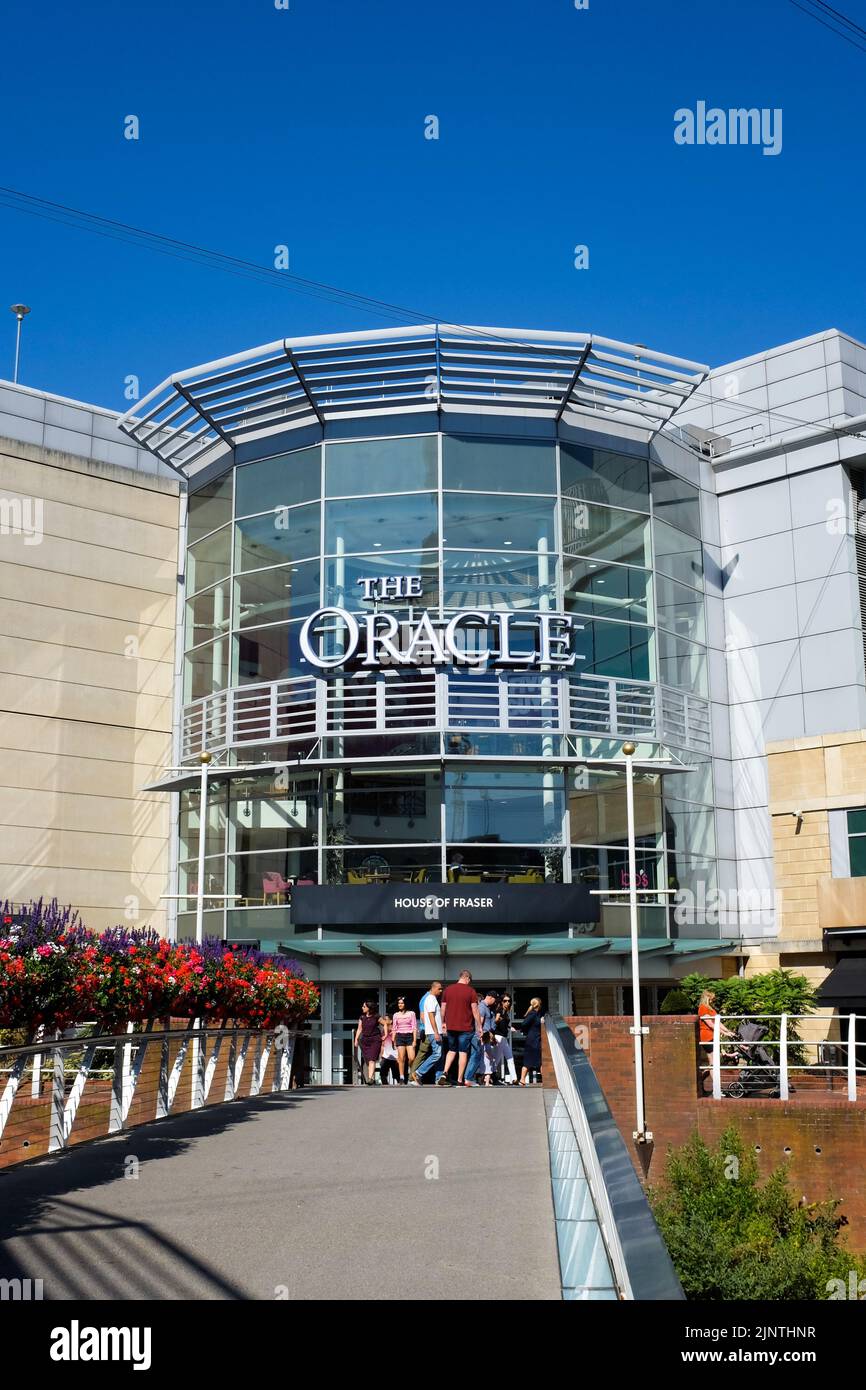 The Oracle shopping centre in Reading, Berkshire, England. Stock Photo