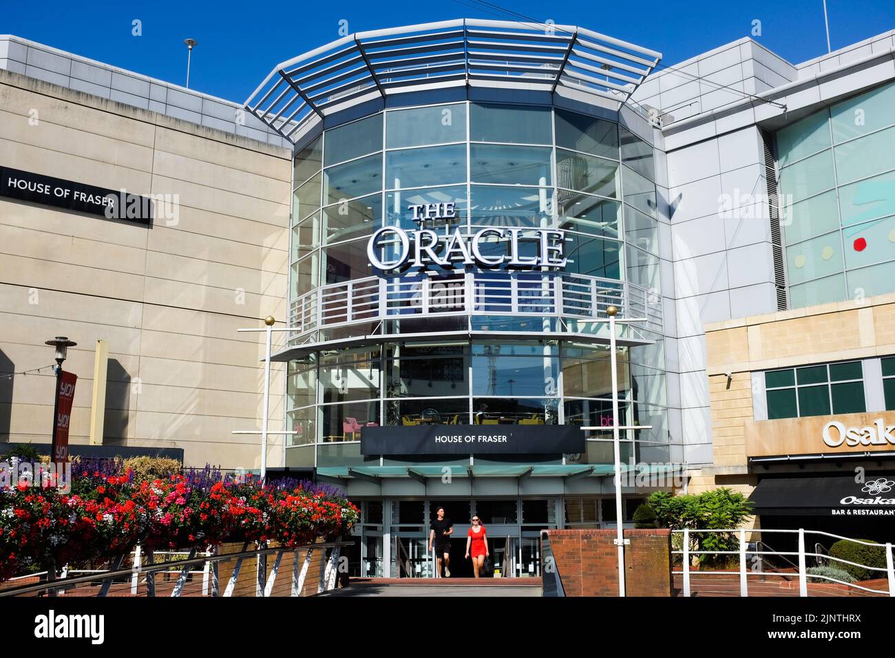 The Oracle shopping centre in Reading, Berkshire, England. Stock Photo