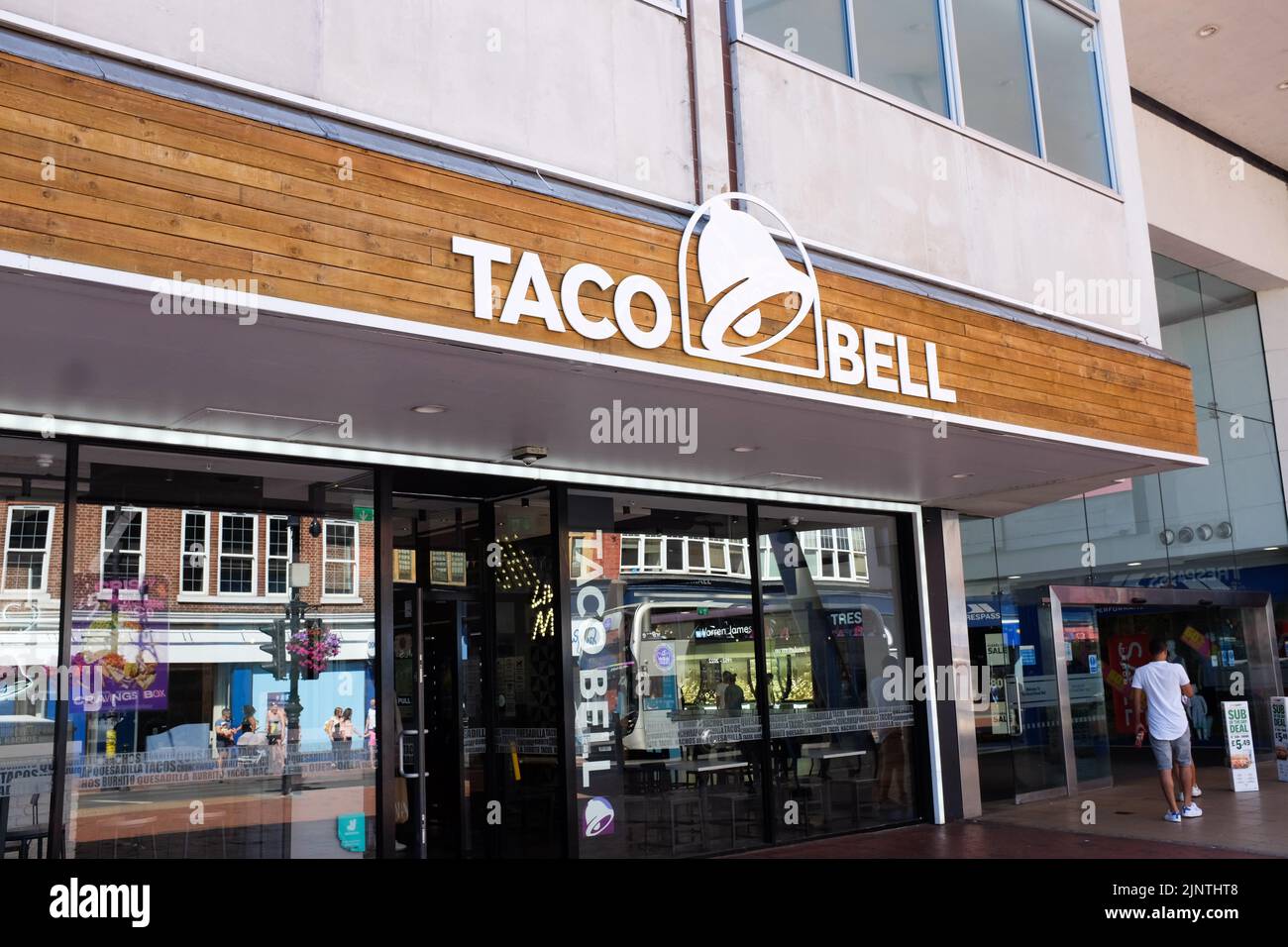 A Taco Bell in Reading, Berkshire, England. Stock Photo