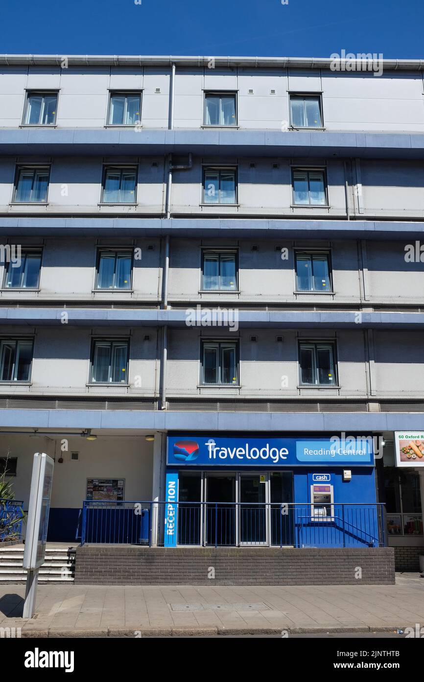 A Travelodge Hotel in Reading, Berkshire, England. Stock Photo