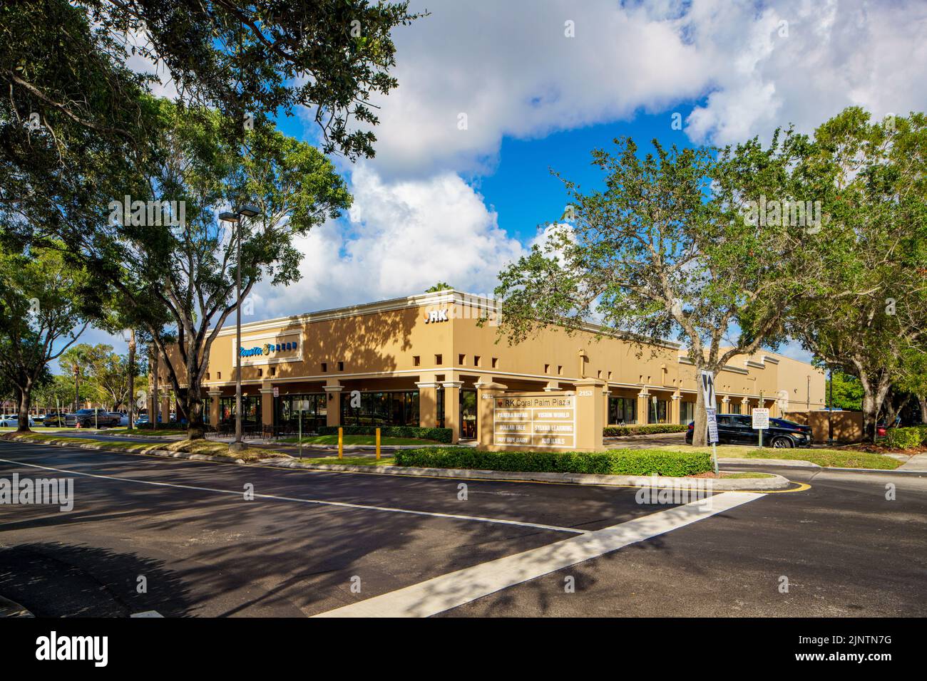 Coral Springs, FL, USA August 7, 2022 Panera Bread at RK Coral Palm