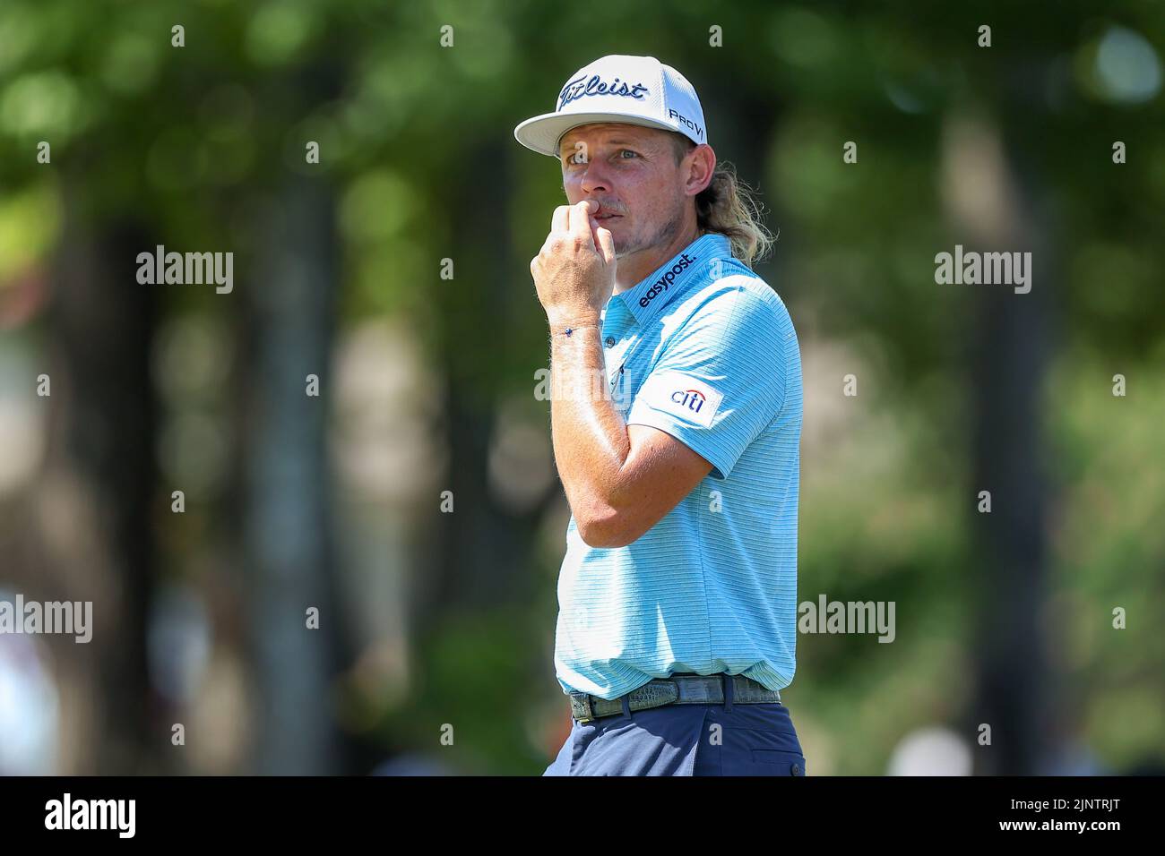 August 13, 2022: Cameron Smith during the third round of the FedEx St. Jude Championship golf tournament at TPC Southwind in Memphis, TN. Gray Siegel/Cal Sport Media Stock Photo