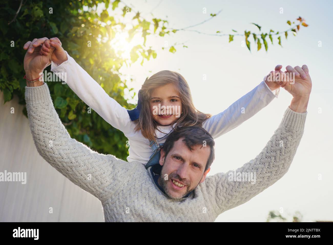Shell always be my little girl. a happy father and daughter enjoying a ...