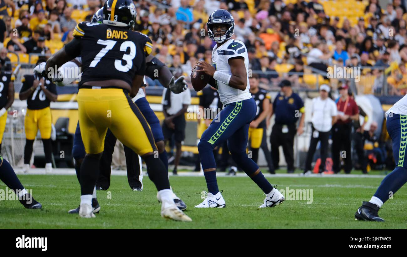 Acrisure Stadium. 13th Aug, 2022. Geno Smith 7 during the Pittsburgh