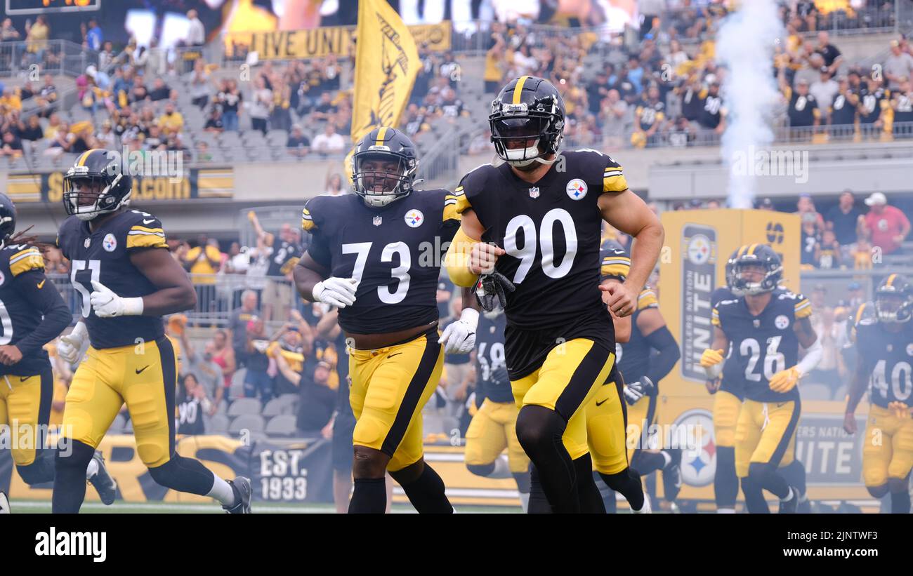 Aug 13th, 2022 T.J. Watt 90 during the Pittsburgh Steelers vs Seattle