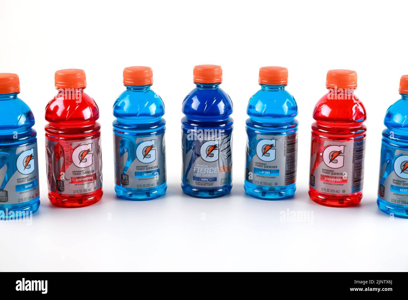 A Gatorade sports drink with electrolytes has been designed to keep you