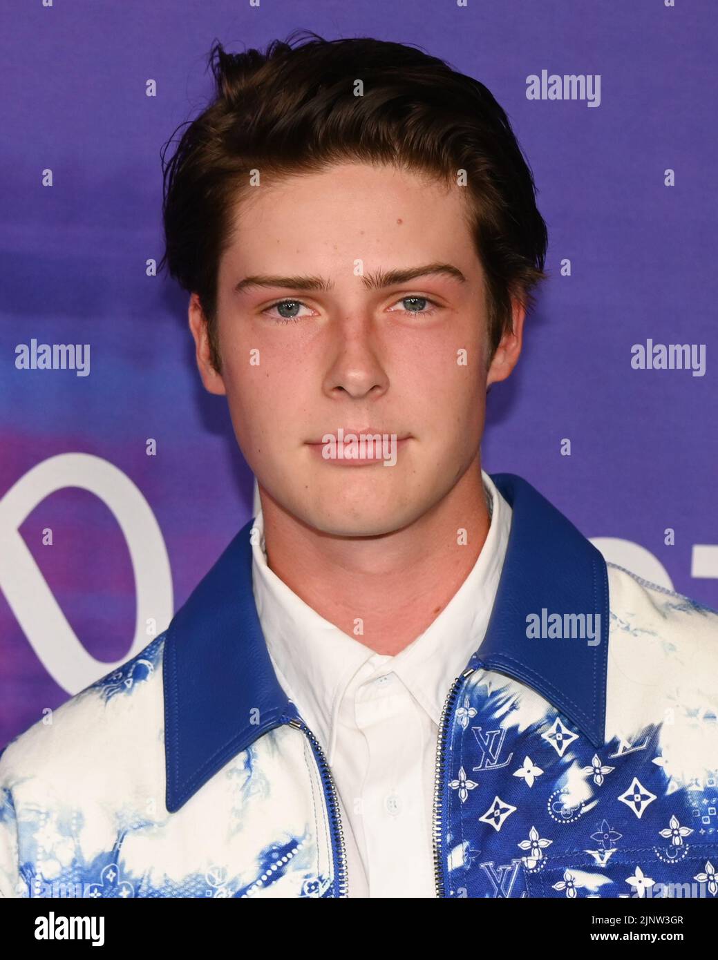 August 11, 2022, Hollywood, California, USA: Blake Gray attends the Variety's 2022 Power Of Young Hollywood Celebration Presented By Facebook Gaming. (Credit Image: © Billy Bennight/ZUMA Press Wire) Stock Photo