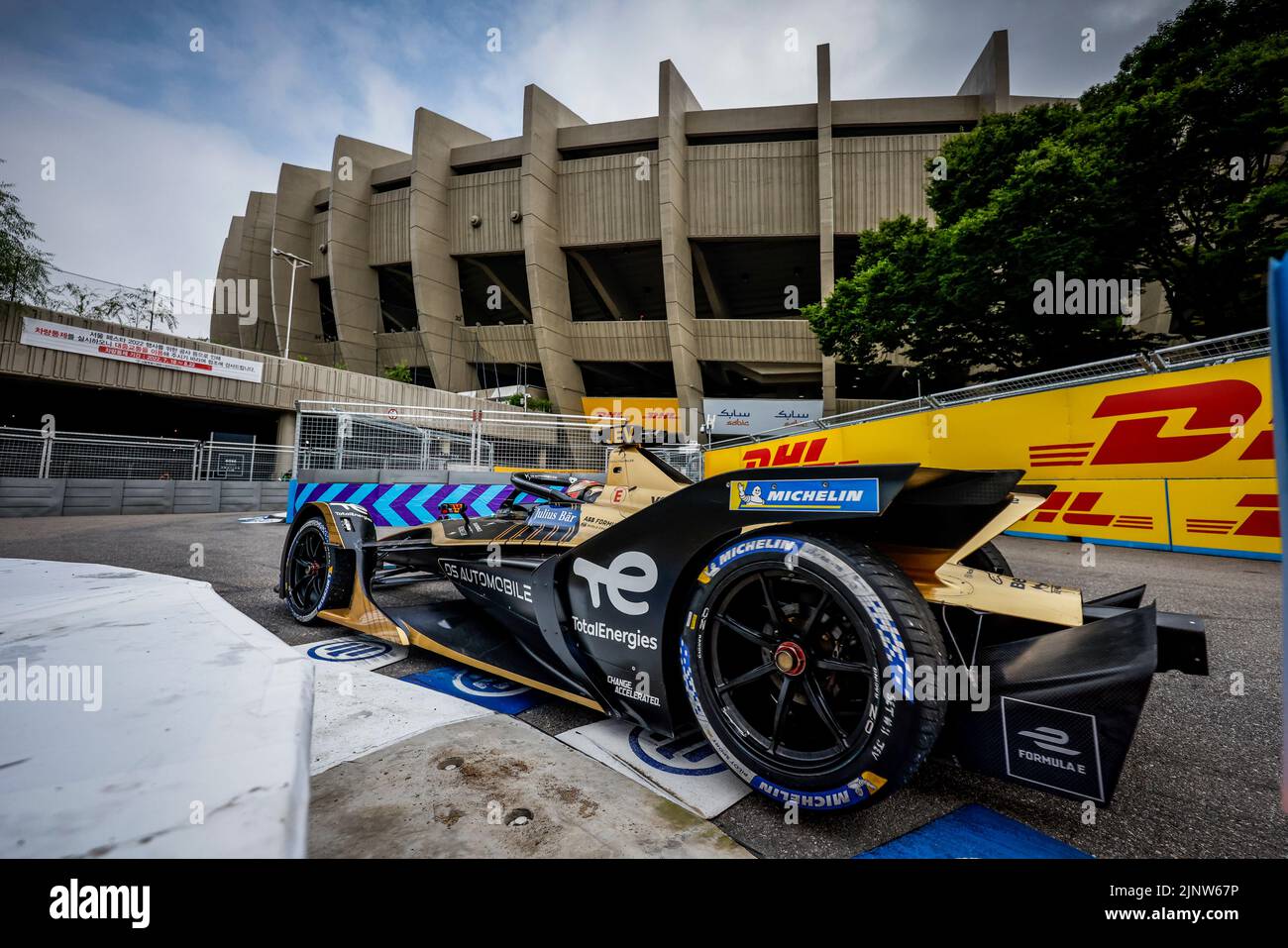 25 Vergne Jean-Eric (fra), DS Techeetah, DS E-Tense FE21, action during the 2022 Seoul ePrix, 10th meeting of the 2021-22 ABB FIA Formula E World Championship, on the Seoul Street Circuit from August 12 to 14, in Seoul, South Korea - Photo Julien Delfosse / DPPI Stock Photo