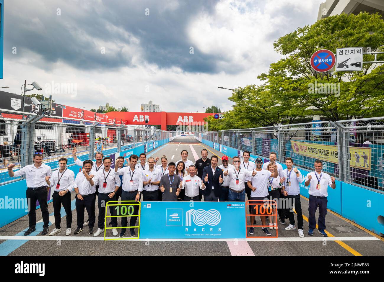 100 Races Celebration Picture during the 2022 Seoul ePrix, 10th meeting