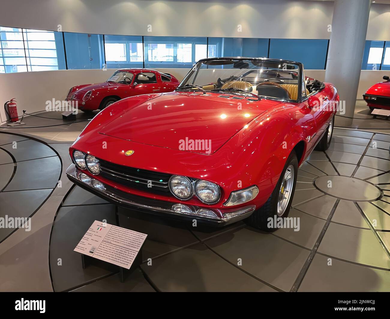 Athens, Greece May 18, 2022. Old classic cars inside the Hellenic