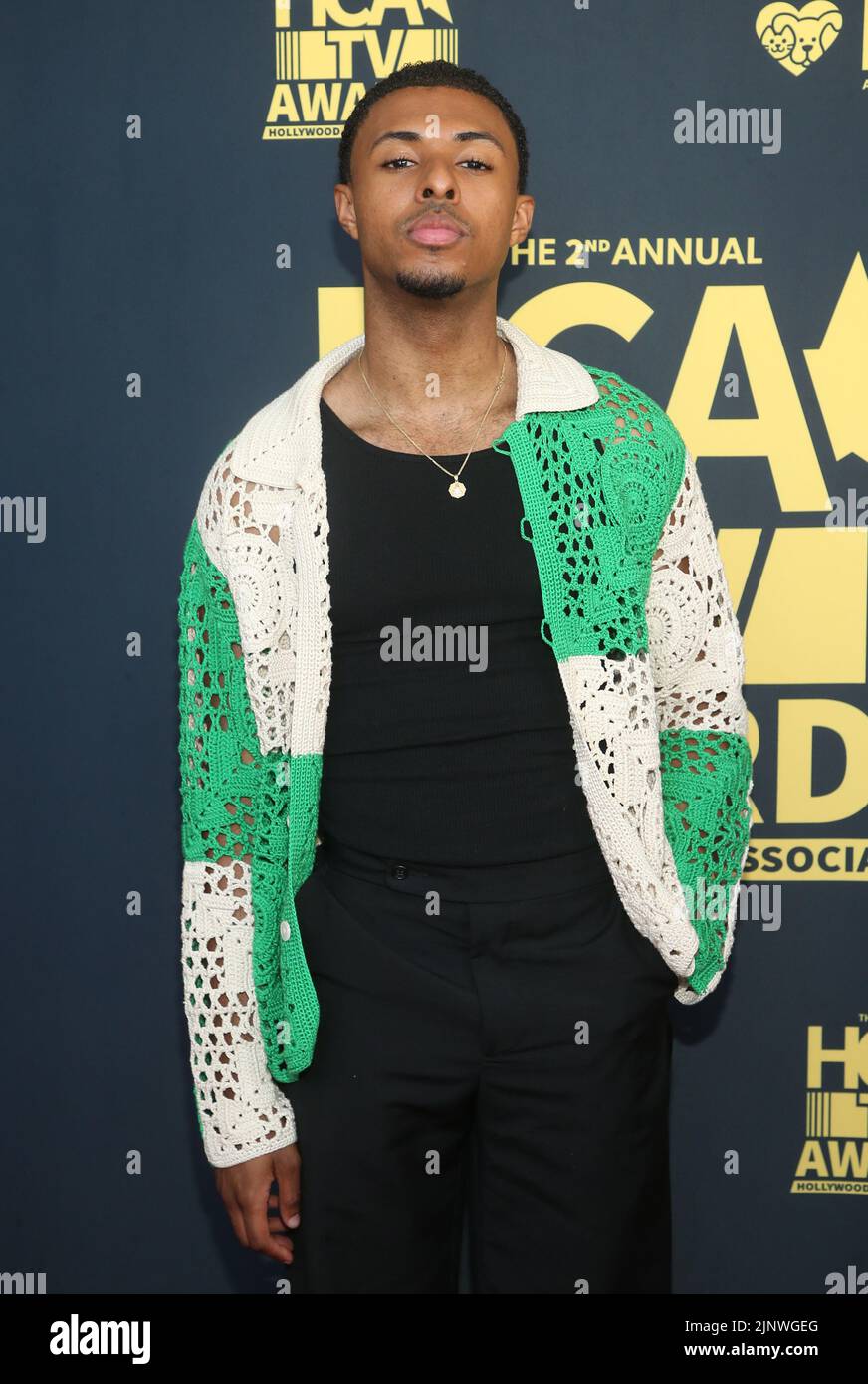 13 August  2022  Beverly Hills, California  - Diggy Simmons. 2nd Annual HCA TV Awards  held at The Beverly Hilton Hotel  in Beverly Hills. (Credit Image: © Fs/AdMedia via ZUMA Press Wire) Stock Photo