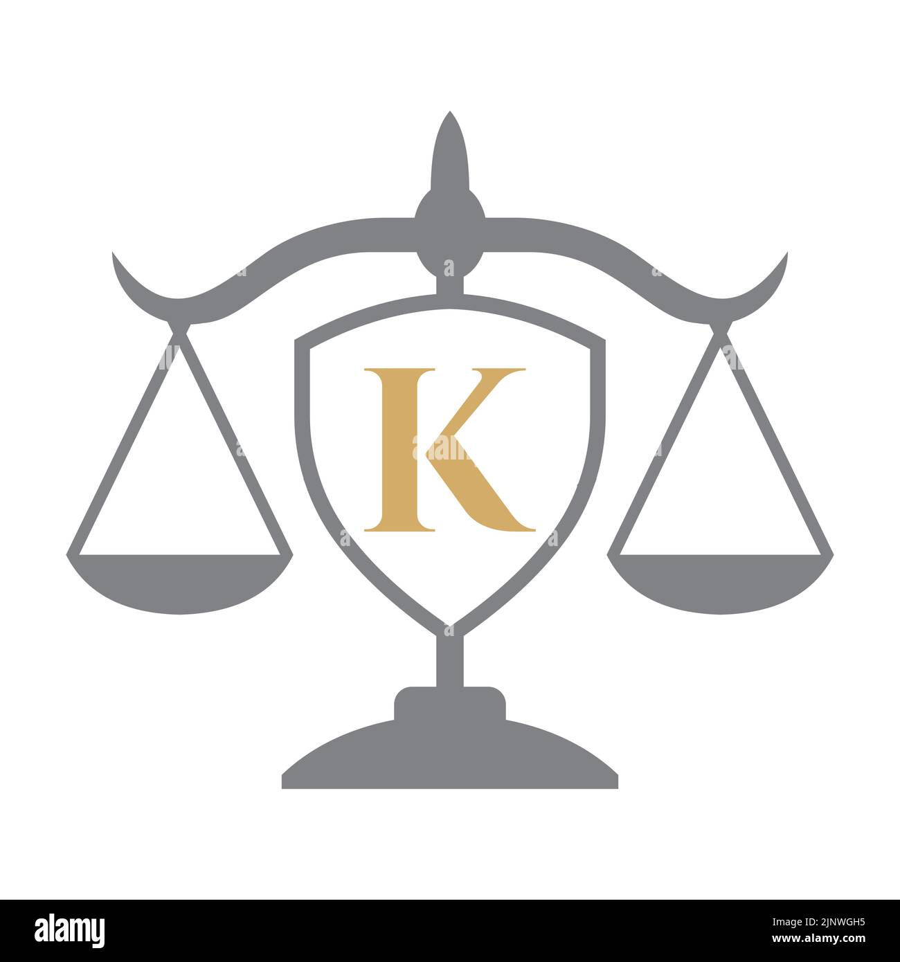 Law Firm Logo Design On Letter K with Shield Sign. Law Logo, Lawyer And ...