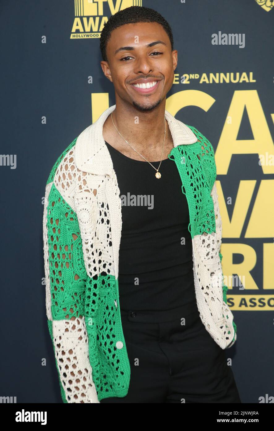 13 August  2022  Beverly Hills, California  - Diggy Simmons. 2nd Annual HCA TV Awards  held at The Beverly Hilton Hotel  in Beverly Hills. (Credit Image: © Fs/AdMedia via ZUMA Press Wire) Stock Photo