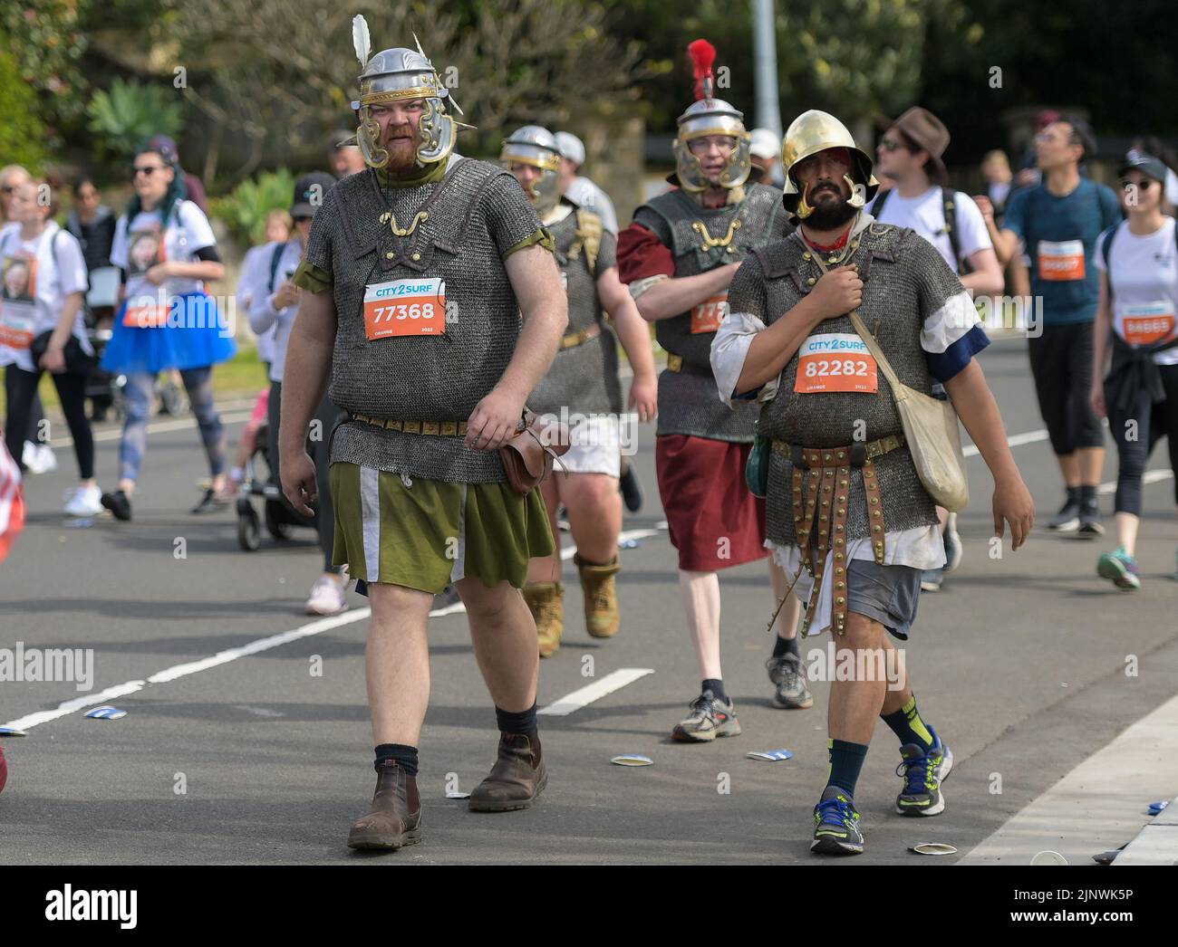 Competitors make their way up Heartbreak Hill during the 2022 City to Surf on August 14, 2022 in Competitors make their way up Heartbreak Hill during the 2022 City to Surf on August 14, 2022 in