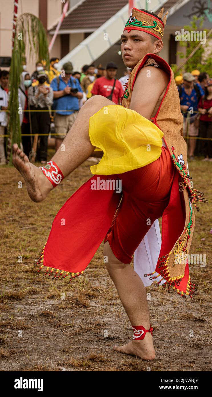 Central Kalamantan, Indonesia, May 20, 2022 Martial Art Pencak