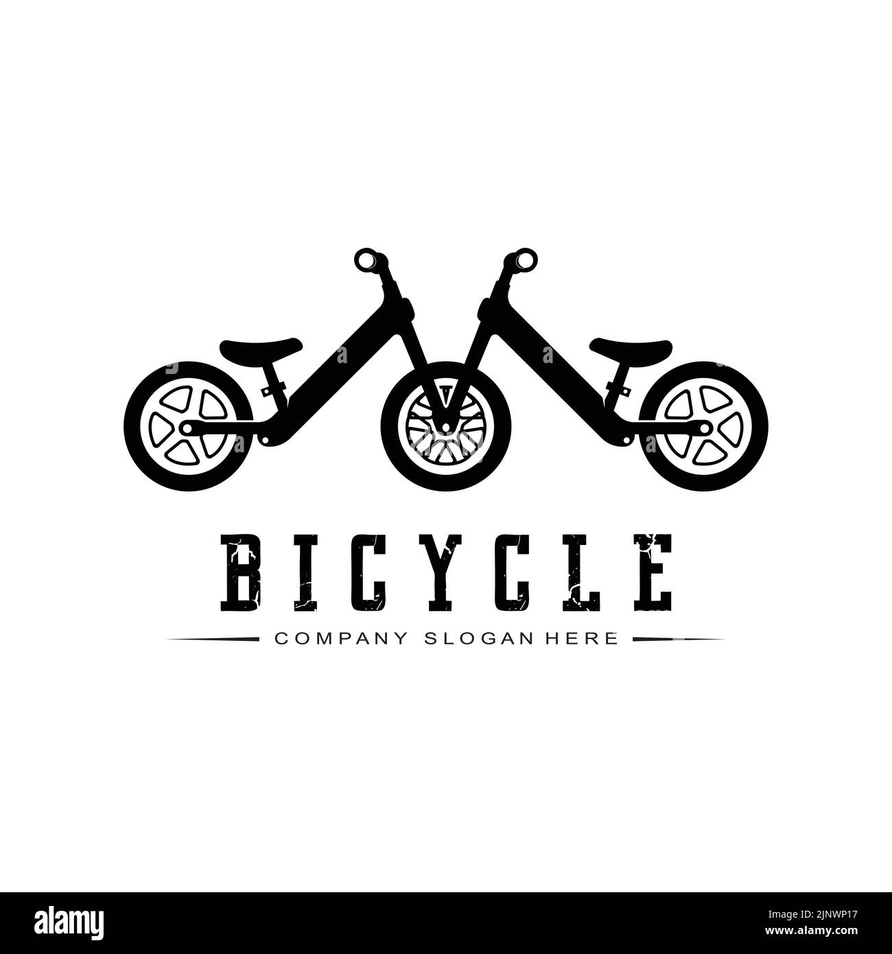Bike Logo Icon Vector, vehicle for sports, racing, casual, downhill