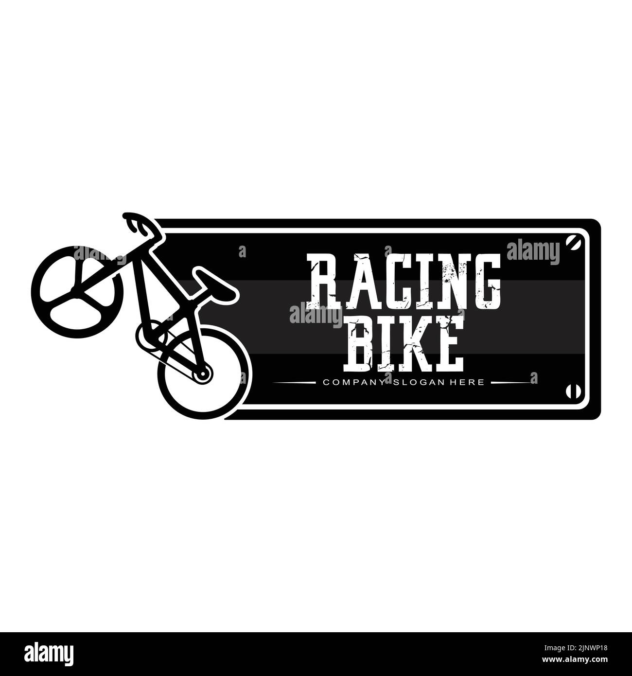 Bike Logo Icon Vector, vehicle for sports, racing, casual, downhill