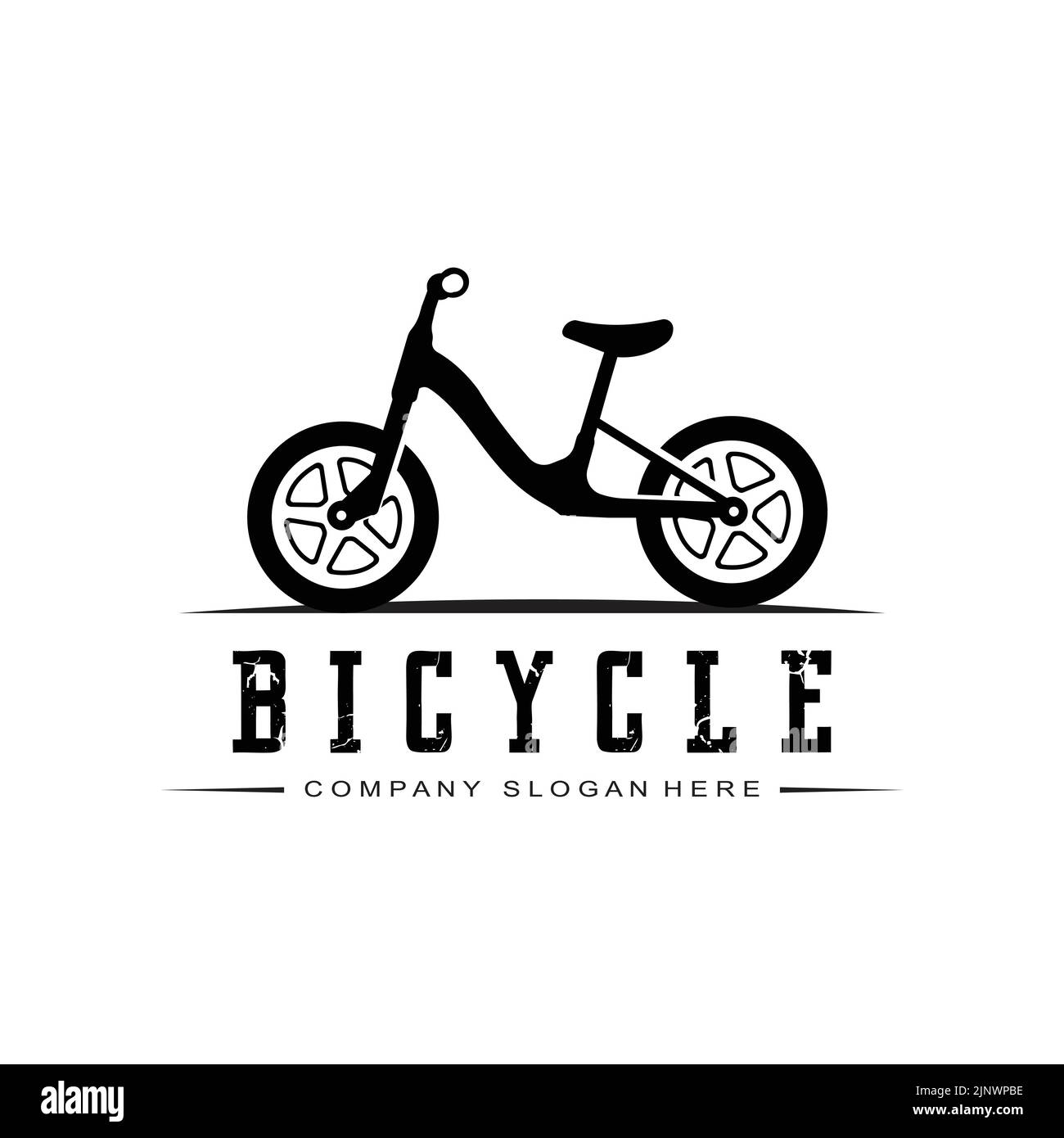 Bike Logo Icon Vector, vehicle for sports, racing, casual, downhill