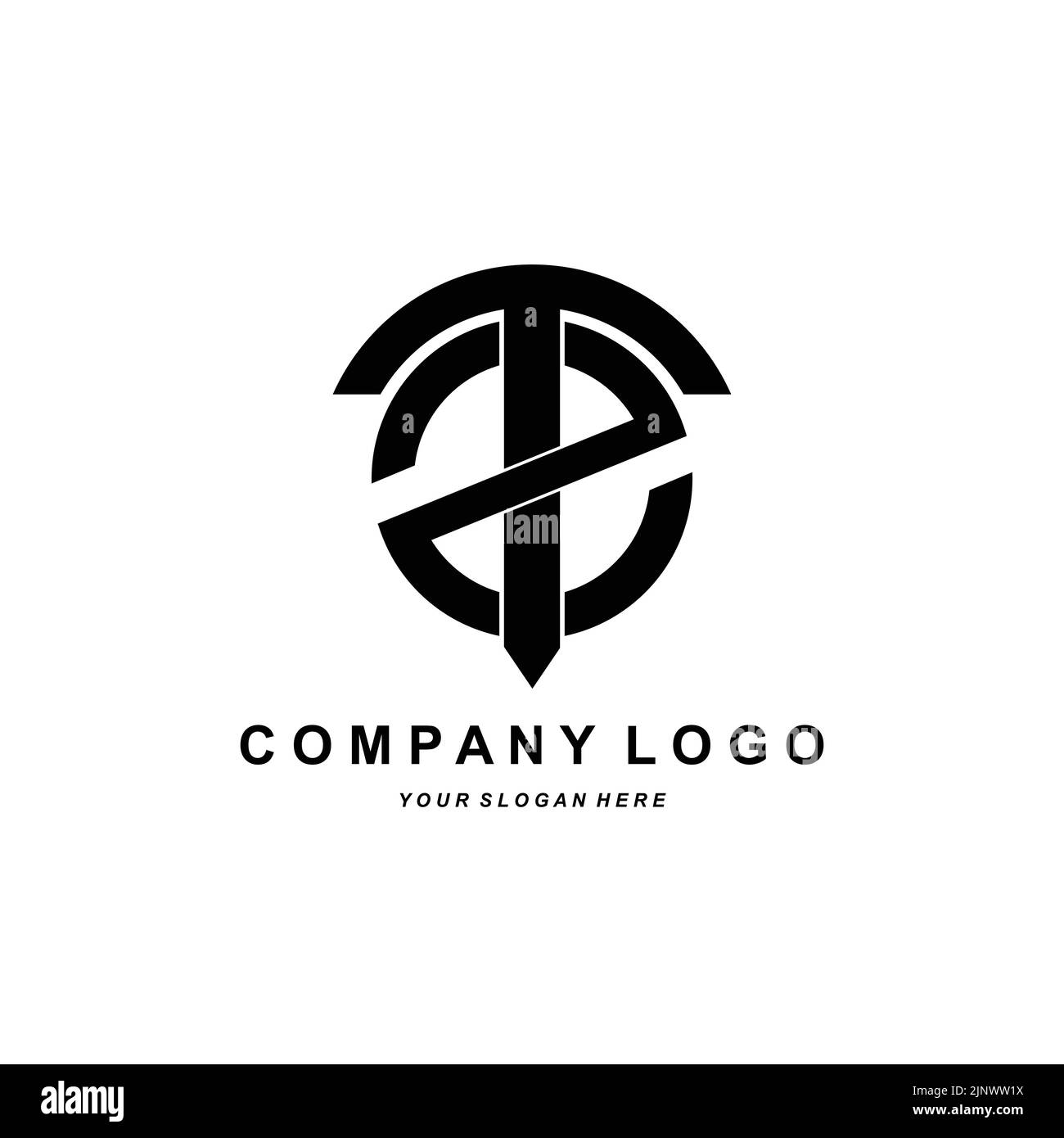 TZ or ZT Font Logo, T and Z Letter Icon Vector, Company Brand Design