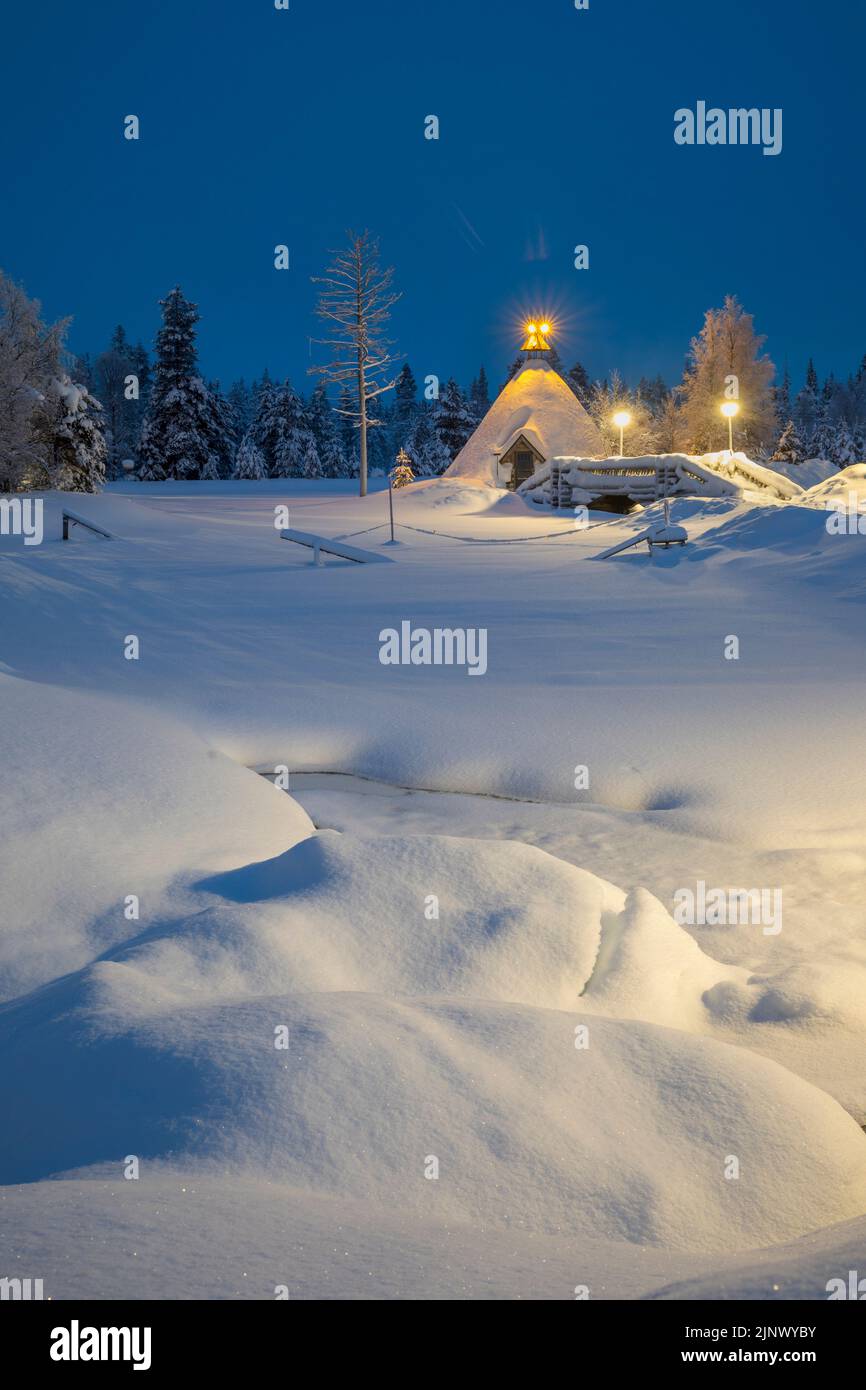 Ruka Salonki; Winter; Finland Stock Photo
