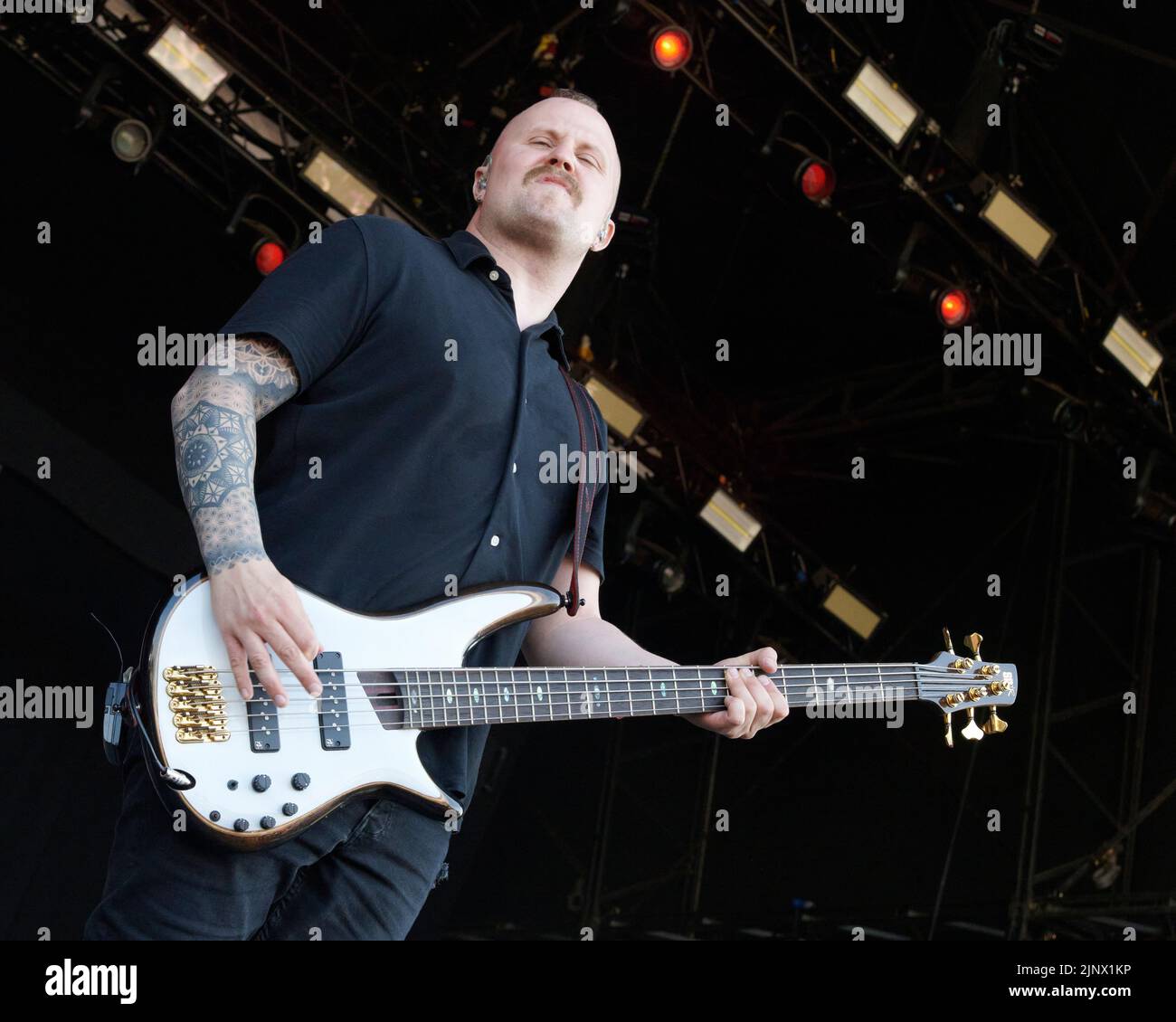 Catton Park, United Kingdom, 14 Aug, 2022, Skarlett Riot open the Main ...