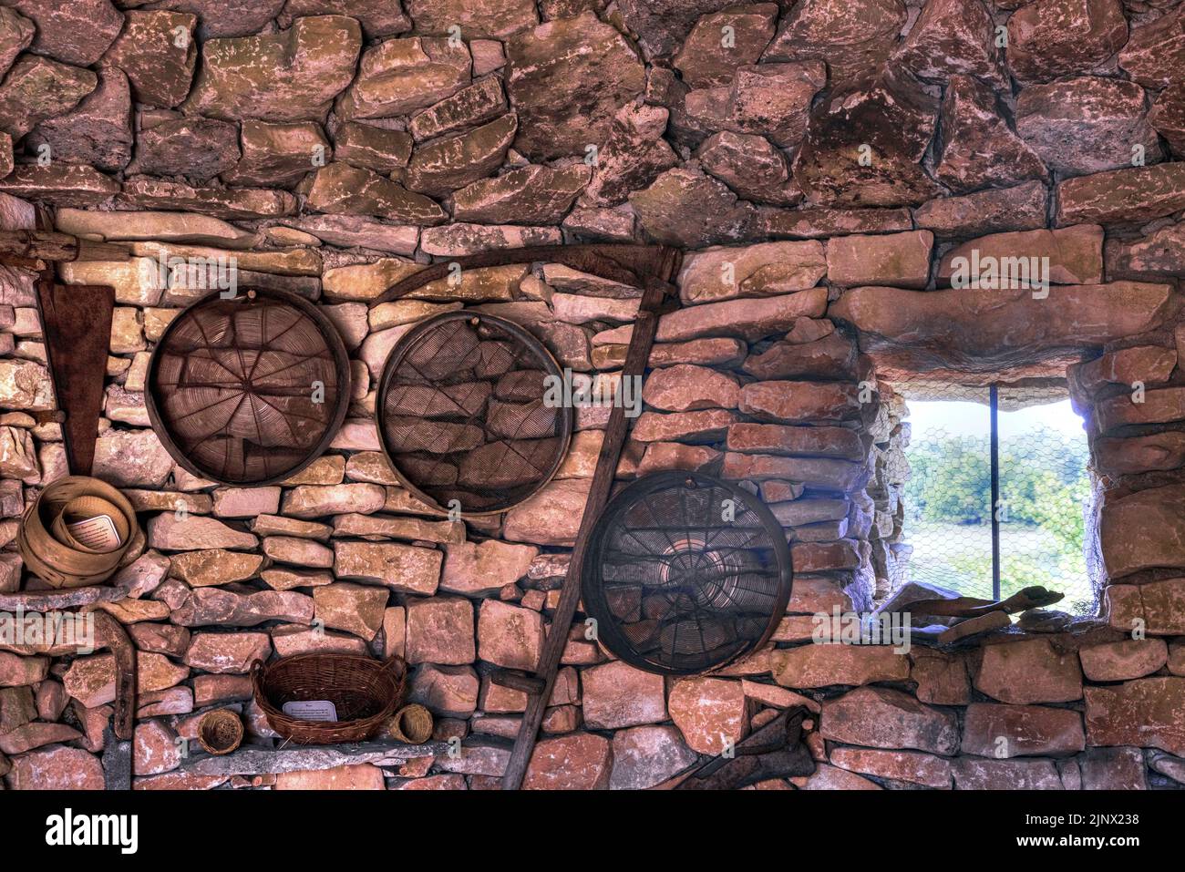 Ecomuseum, Abbateggio, Pescara, Abruzzo, Italy Stock Photo