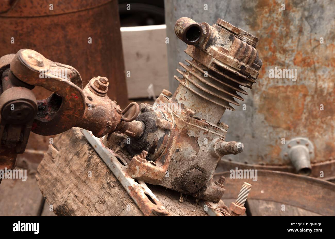 Rusty part of a vehicle, not in use anymore Stock Photo Alamy
