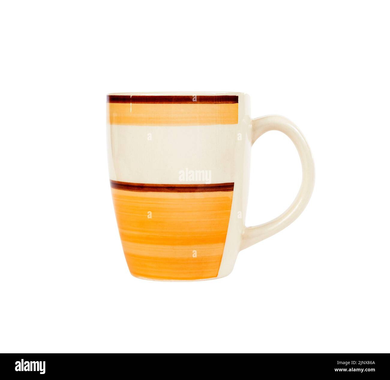 Mug isolated on white background with clipping path Stock Photo