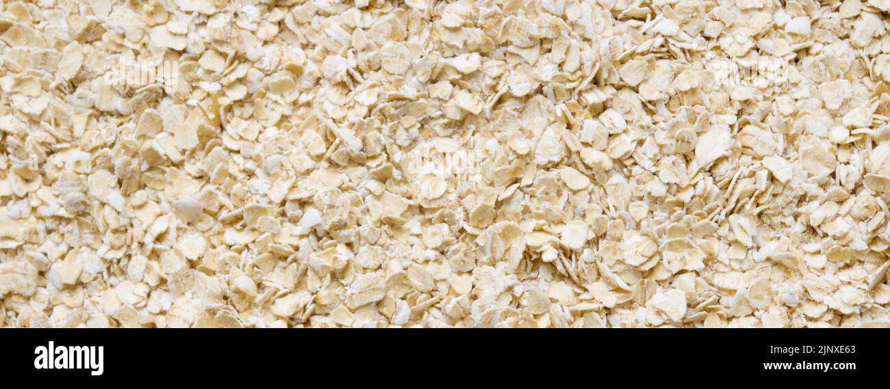 Cereal flakes close up. Stock Photo