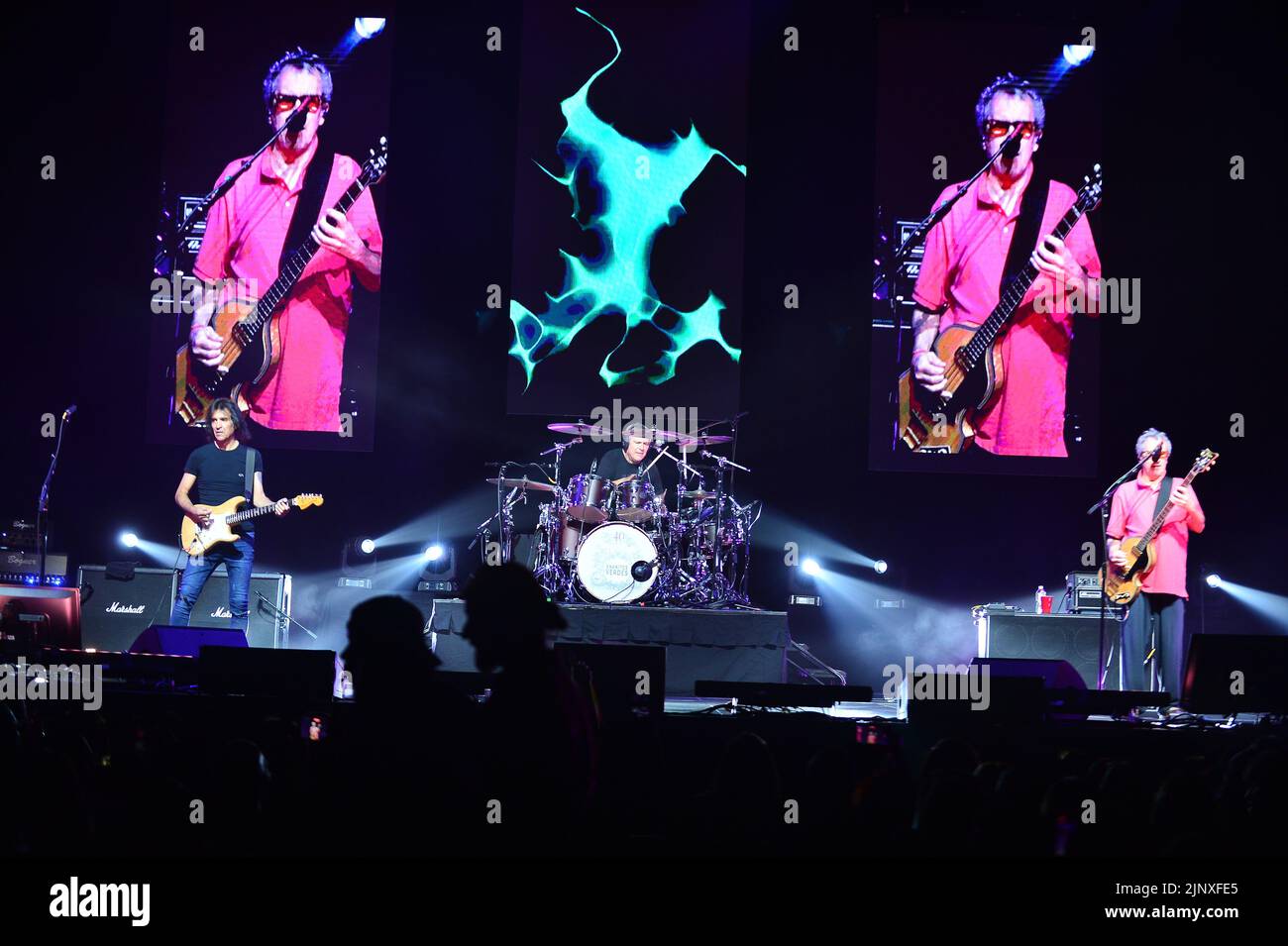 Miami, FL, USA. 12th Aug, 2022. Felipe Staiti, Jota Morelli and