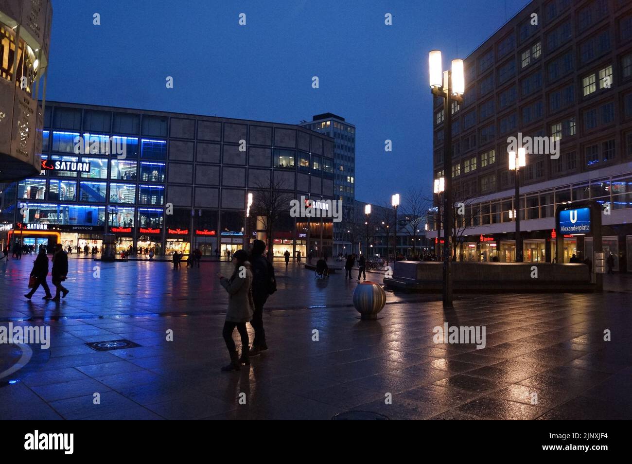 A view of the iconic landmark Alexanderplatz in Berlin, Germany, by ...