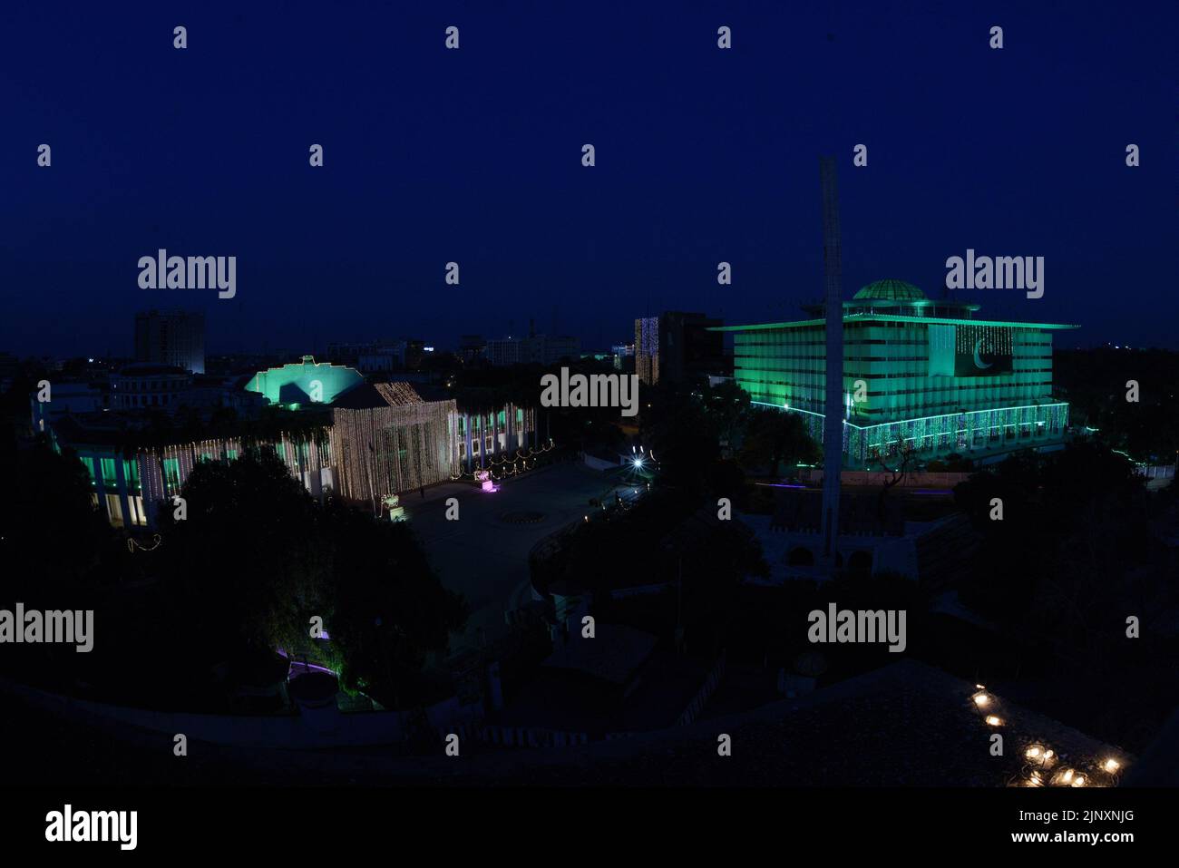 August 13, 2022, Lahore, Punjab, Pakistan An enthralling stunning view