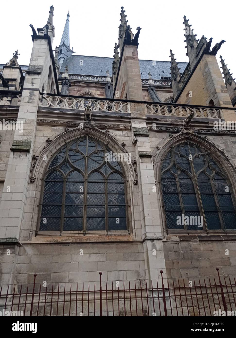 La Cathédrale Notre Dame de l'Annonciation de Moulins, XV e siècle, Allier, France Stock Photo