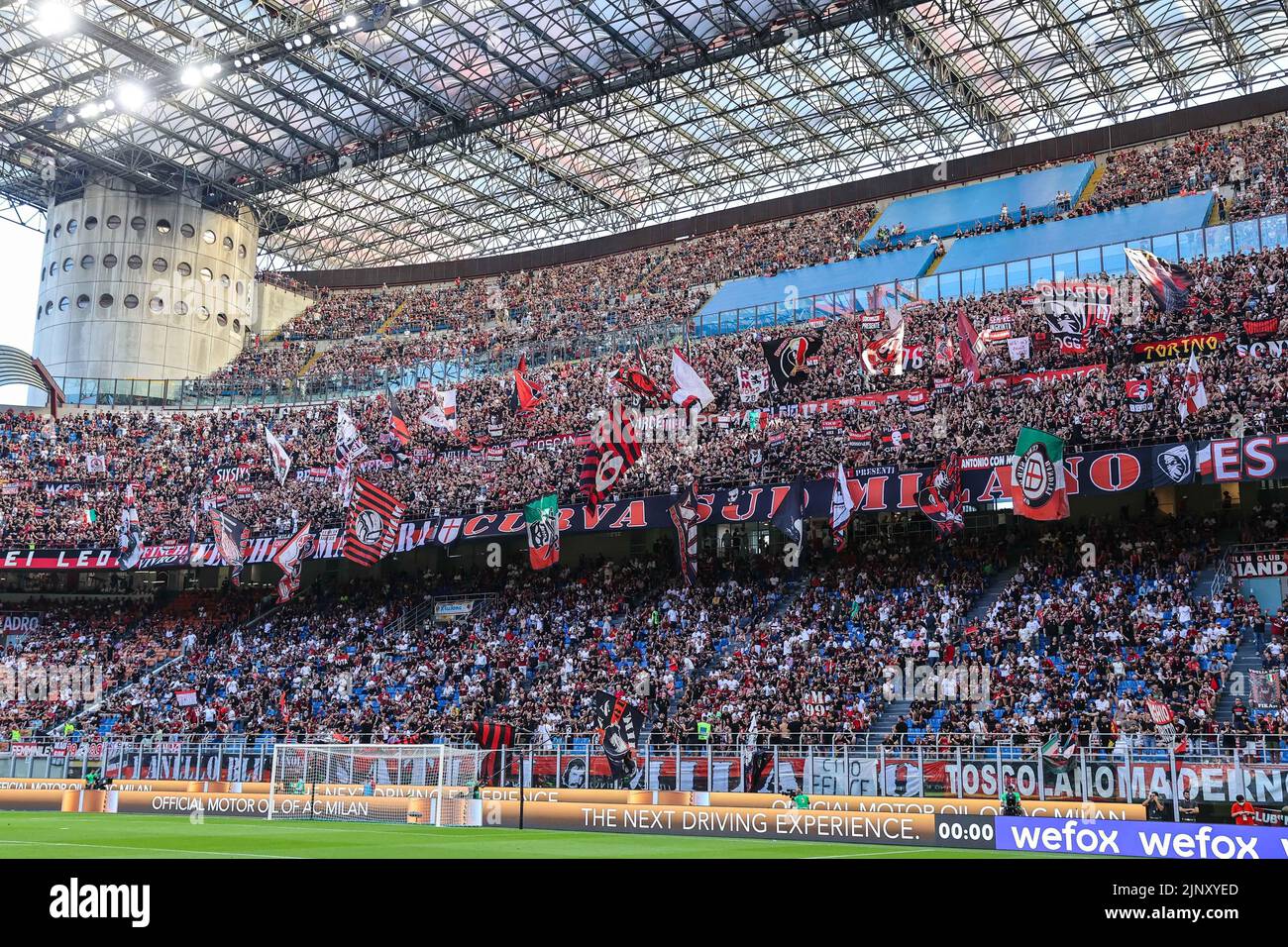 AC Milan Suporters During The Serie A 2022/23 Football Match Between AC ...