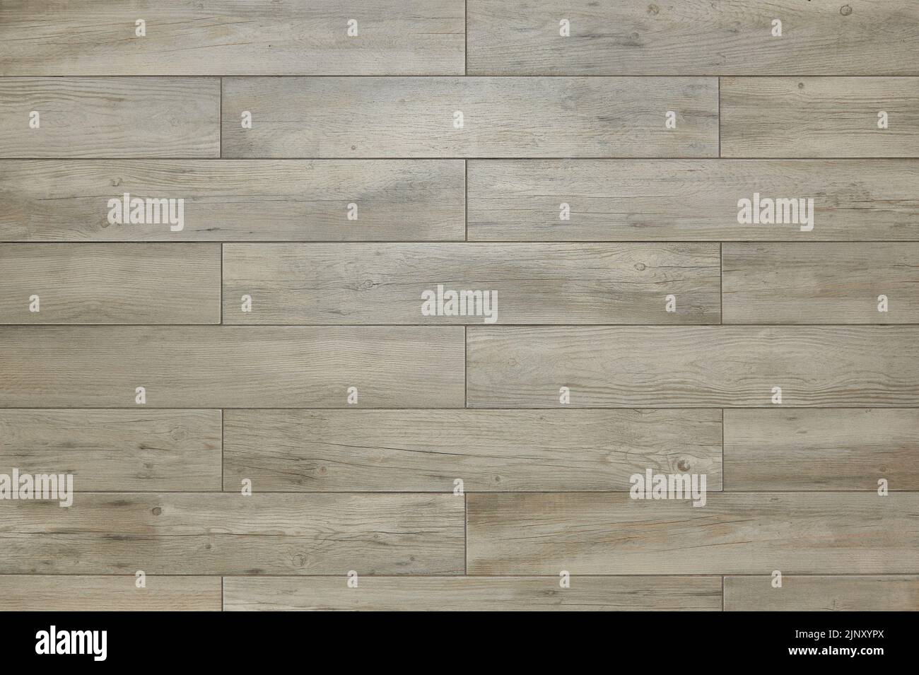 Ceramic tiled floor of wood style. Tiled flooring with wood texture Stock Photo