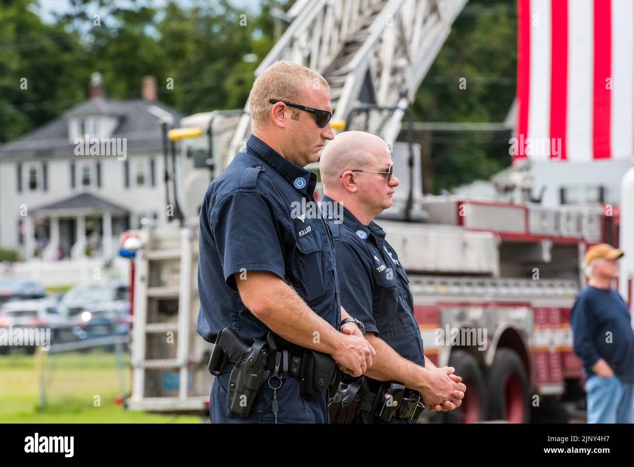 Dalton, Massachusetts. 13th August, 2022. Gathering to commemorate the