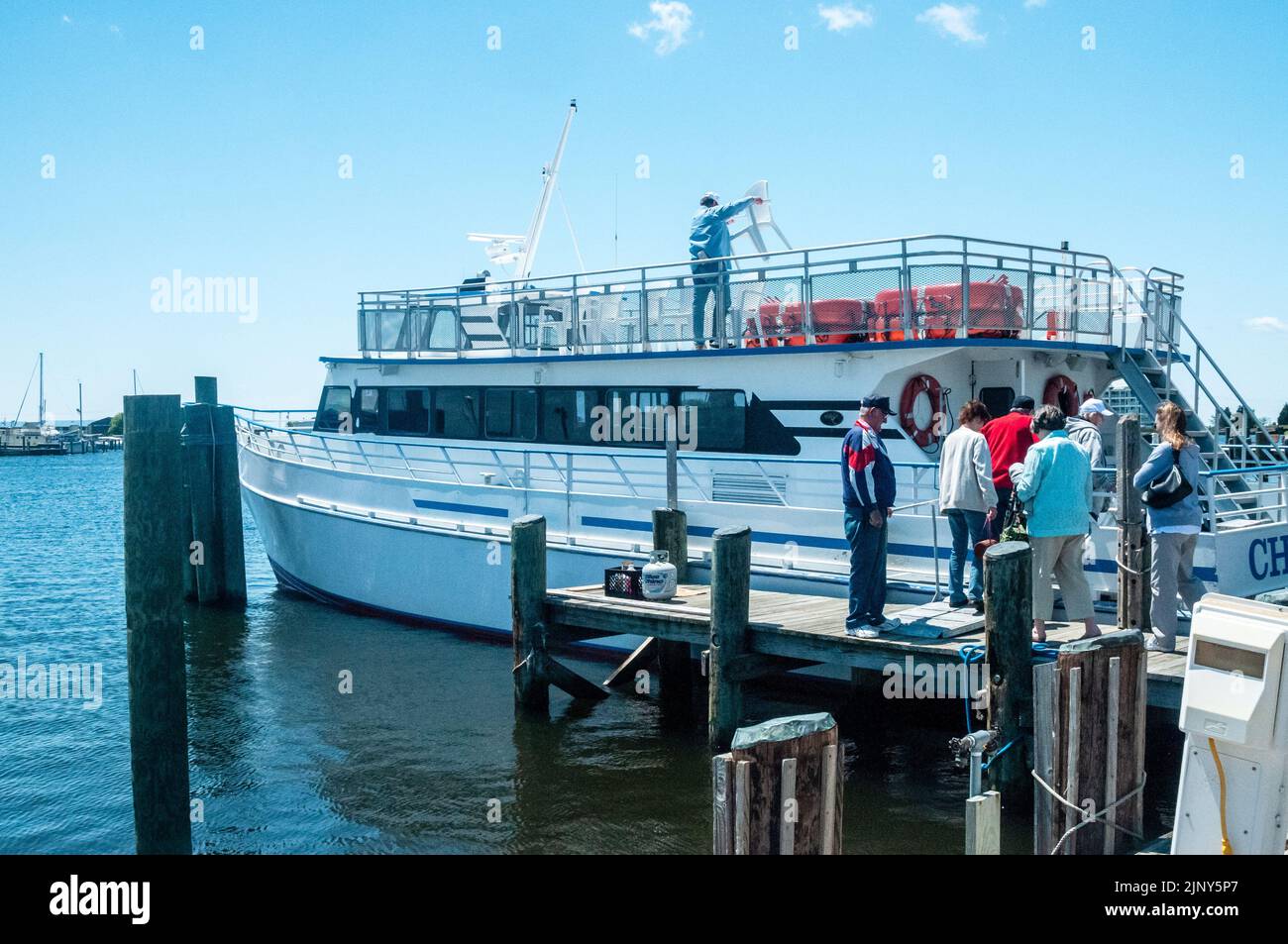Smith Island Ferry Trip Stock Photo Alamy