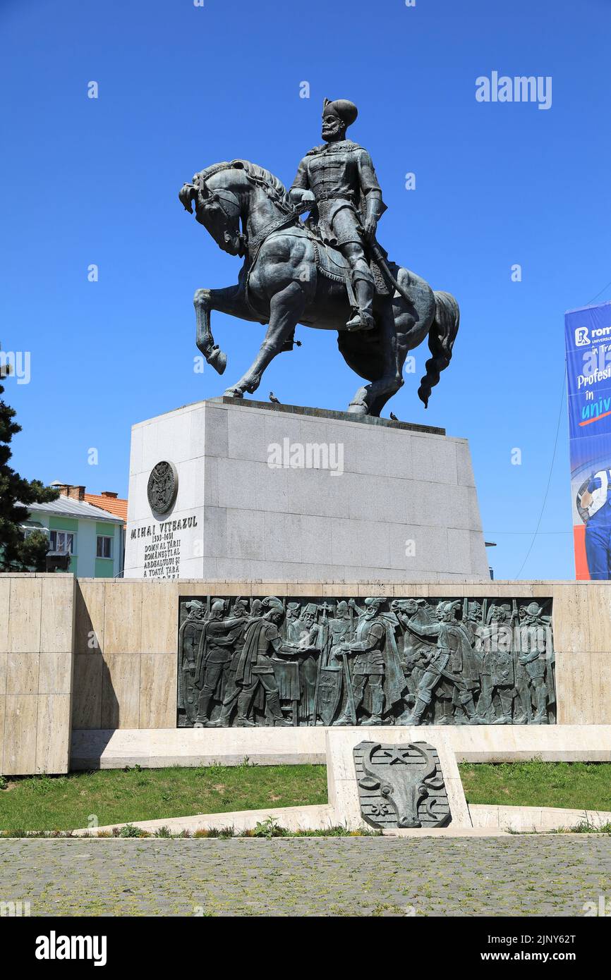 Statue of Michael the Brave, (Mihai Viteazul), born 1558, the Prince of ...