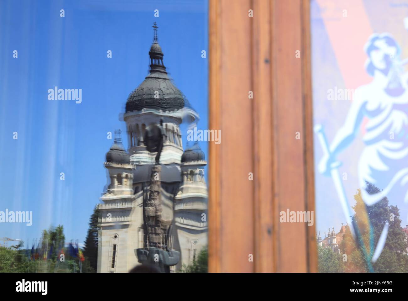 Orthodox Cathedral on Piata Avram Iancu, in ClujNapoca, the historical