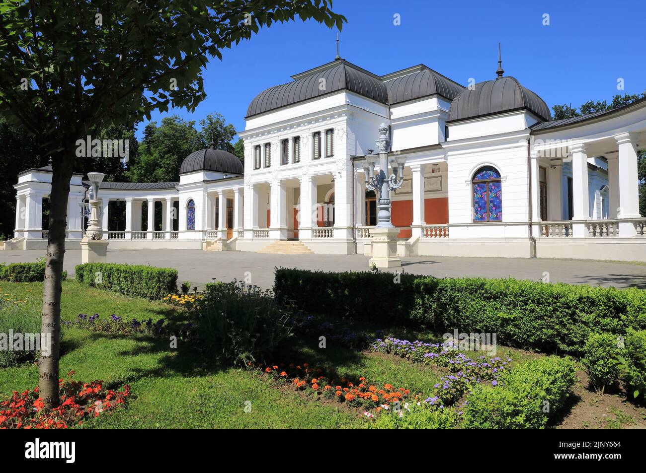 The Casino in the Central Park of Cluj-Napoca, the historic capital of Transylvania, in Romania, East Europe. Stock Photo
