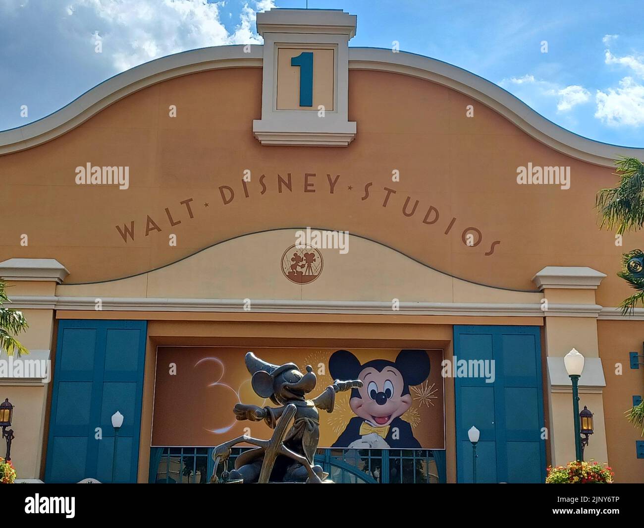Walt Disney Studios in Disneyland Paris, France. Disney is the first entertainment group in the world . Stock Photo