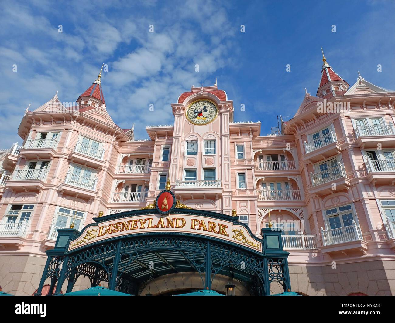 Marne la Valle, France,The Disneyland Hotel in Disneyland Resort Paris Stock Photo