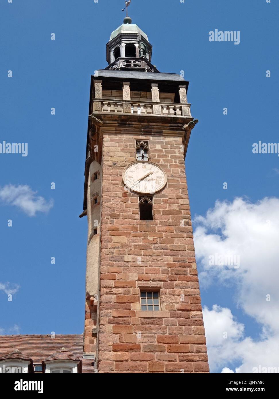 La ville de Moulins, Allier, France Stock Photo