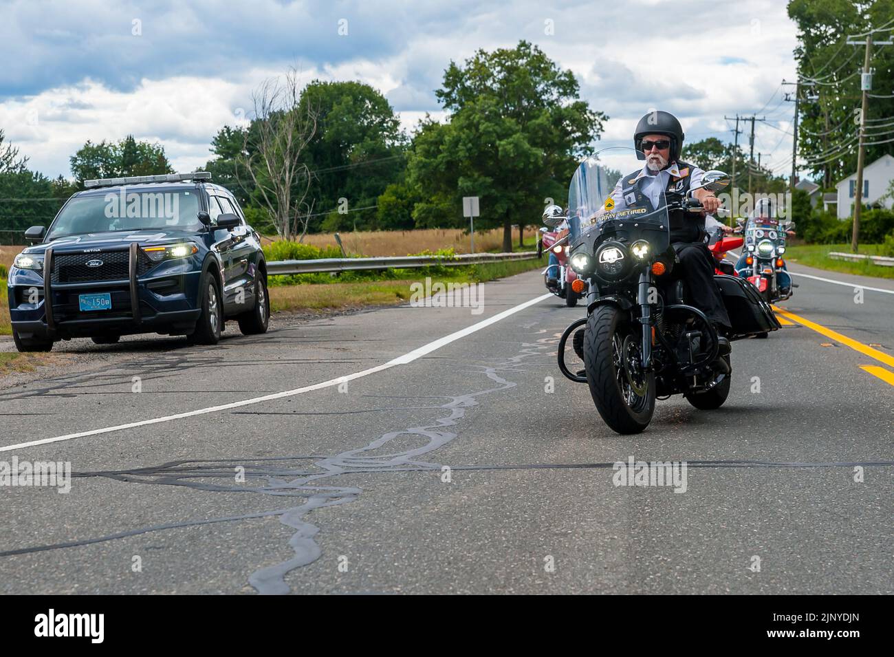 Dalton, Massachusetts. 13th August, 2022. Gathering to commemorate the