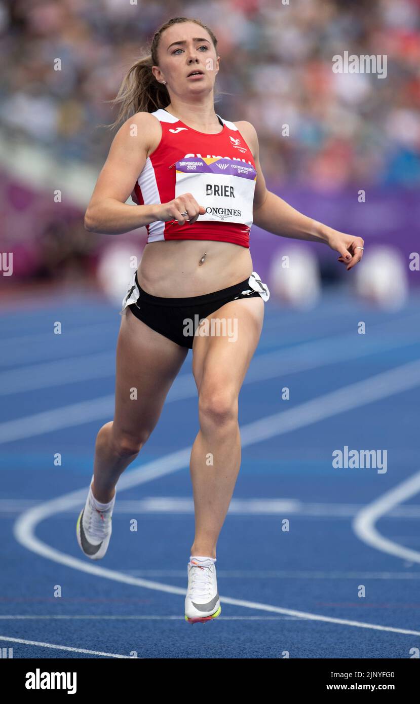 Hannah Brier Of Wales Competing In The Women S 100m Heats At The