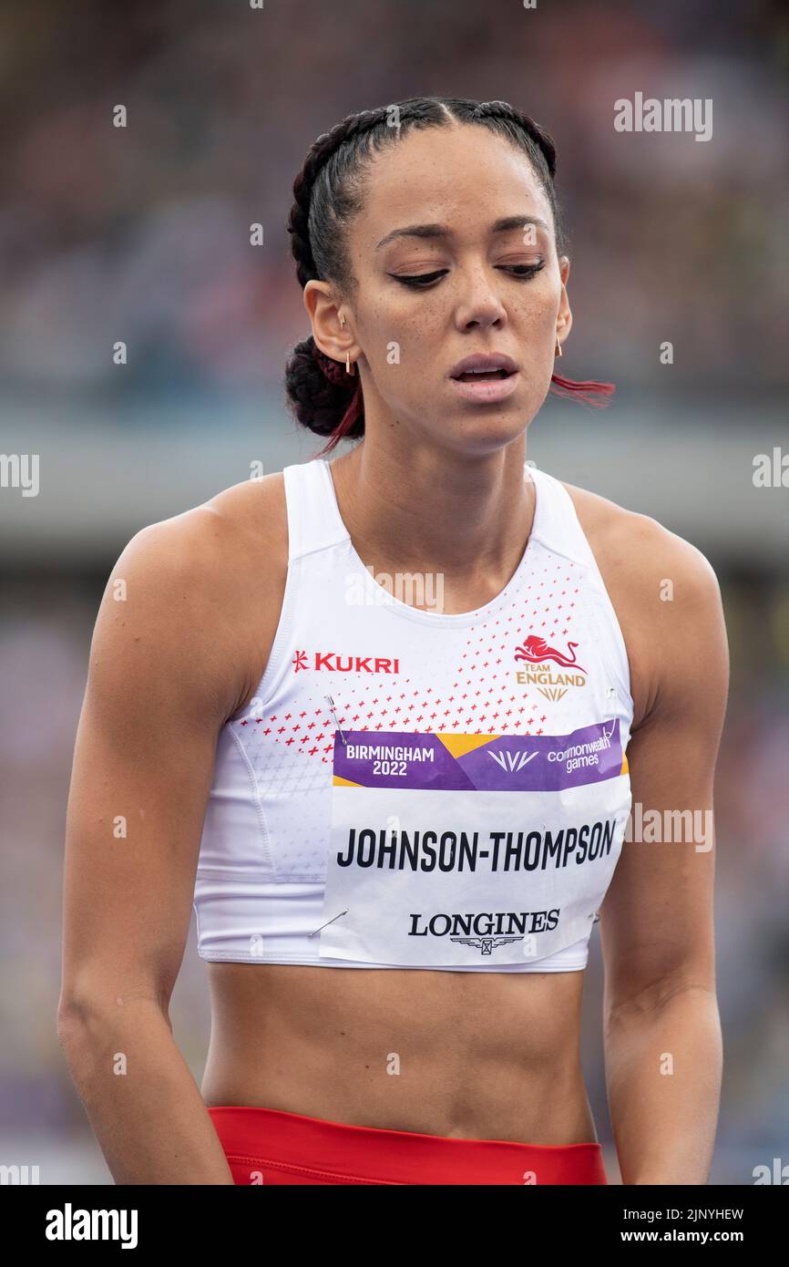Katarina JohnsonThompson of England competing in the women’s high jump